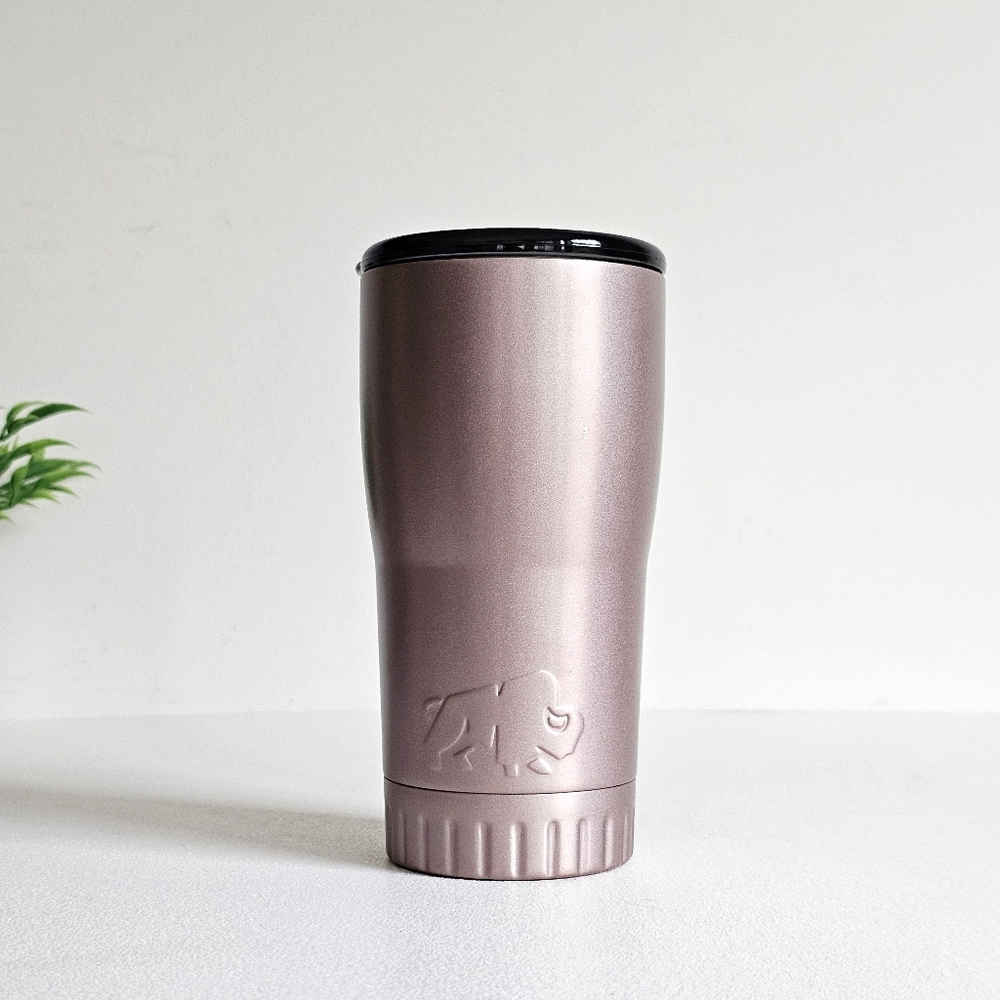 Silver Buffalo Double Walled Vacuum Insulated Stainless Steel Mauve Tumbler 20OZ - Picture 2 of 14